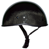 Genuine Carbon Fiber SOA Smallest Lightest DOT Beanie Carbonator Gloss No Peak